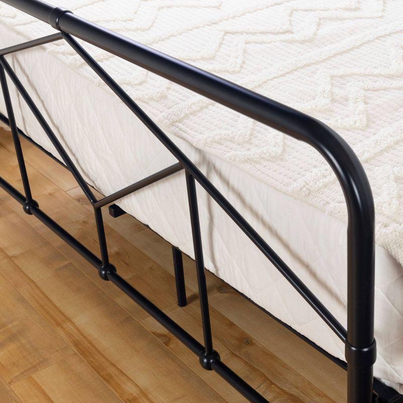 Sazena Geometric Metal Platform Bed - South Shore