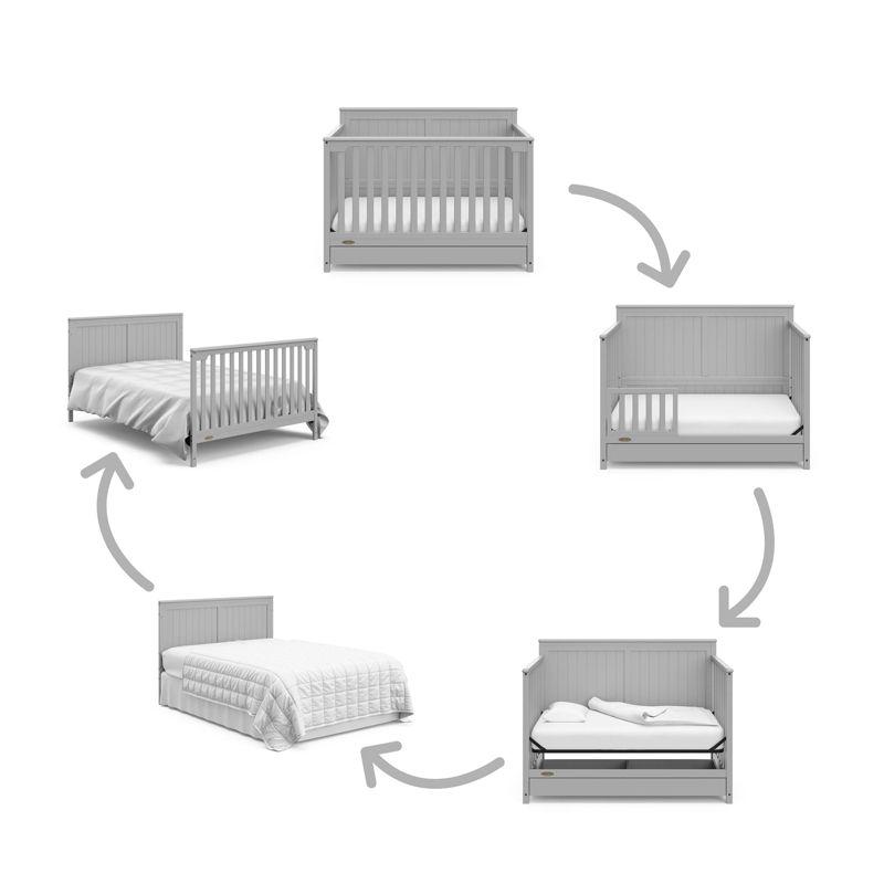 Graco Hadley 5-in-1 Convertible Crib with Drawer