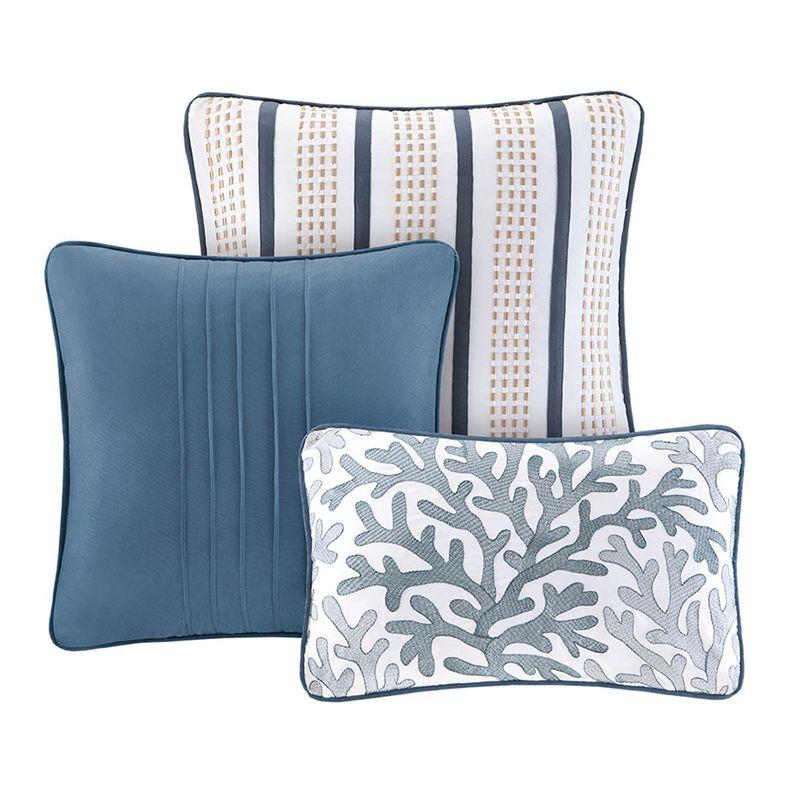 Madison Park Bayside Quilt Set with Throw Pillows