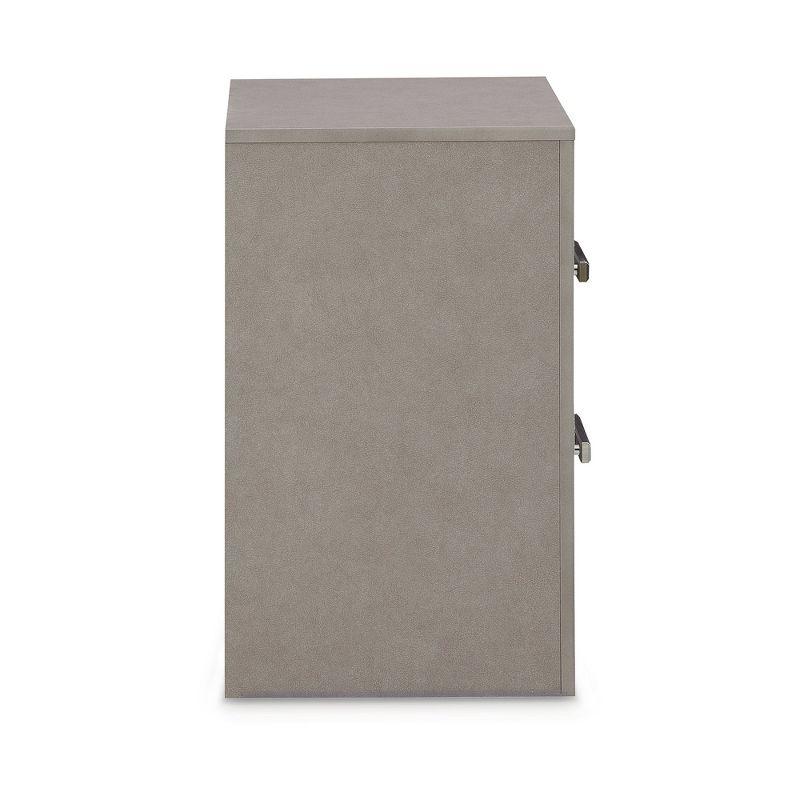 Signature Design by Ashley Contemporary Surancha 2 Drawer Nightstand, Gray