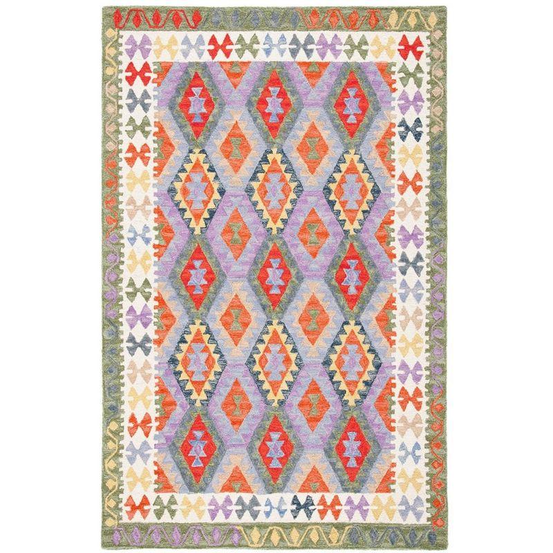 Aspen APN415 Hand Tufted Area Rug - Ivory/Grey - 3'x5' - Safavieh.