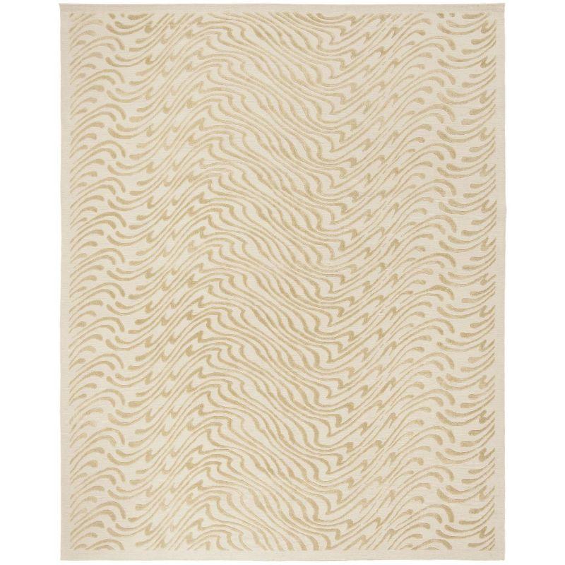 Martha Stewart Rugs Martha Stewart 90% Wool, 5% Silk, 5% Linen Abstract Rug