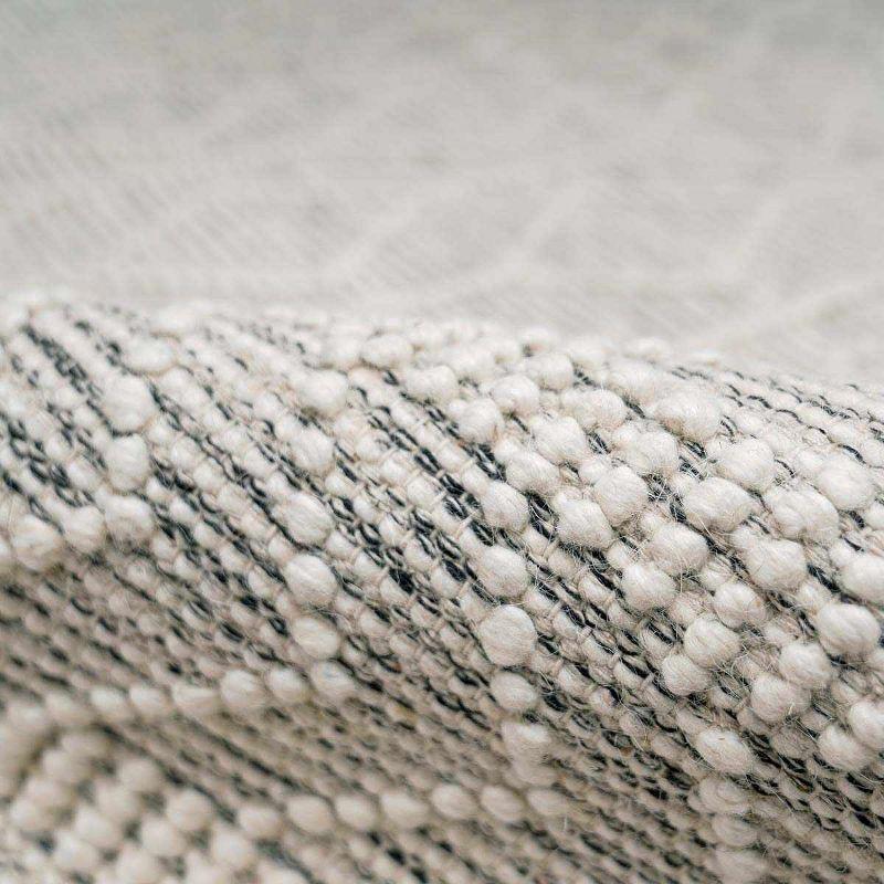 Hauteloom Rectangle Area Rug   White