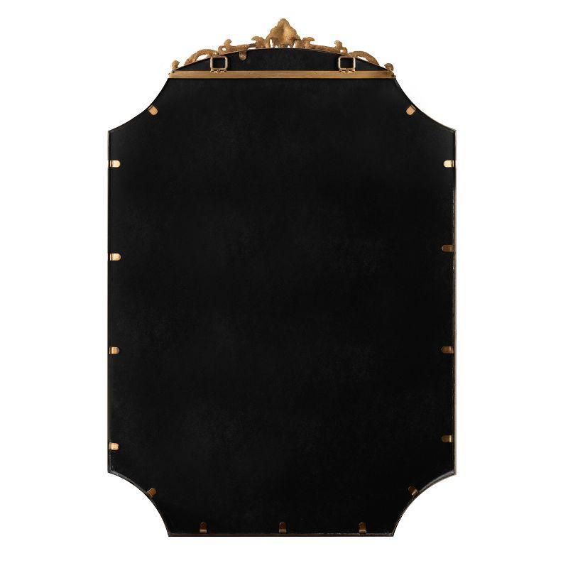 Kate & Laurel All Things Decor Arendahl Traditional Scallop Mirror Gold