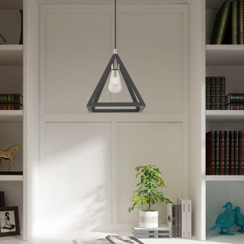 Livex Lighting Pinnacle 1 - Light Pendant in  Scandinavian Gray