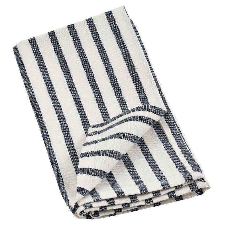 Saro Lifestyle Cotton Striped Napkins (Set of 4)