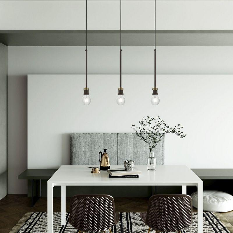 Livex Lighting Lansdale 1 - Light Pendant in  Bronze/Antique Brass