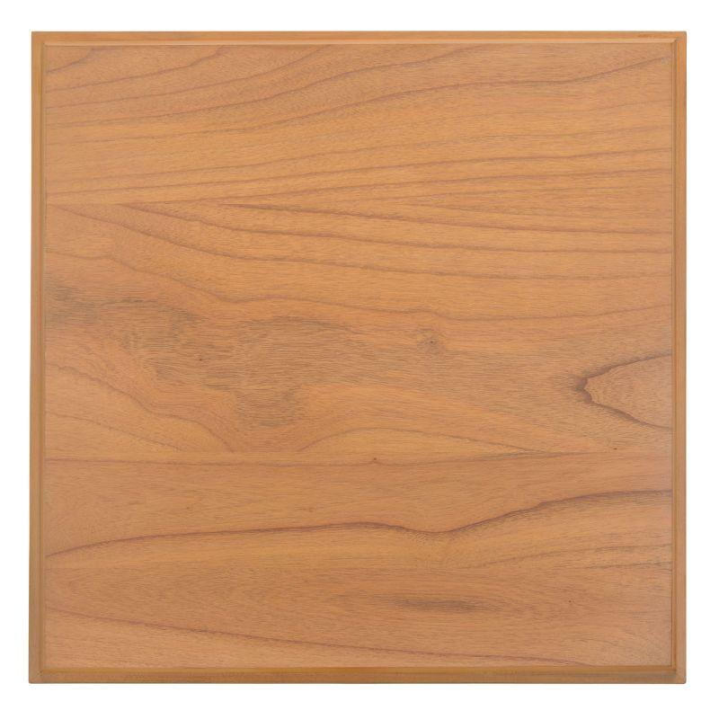 Suette 2 Shelf Accent Table - ACC5001A - Natural/Walnut - Safavieh