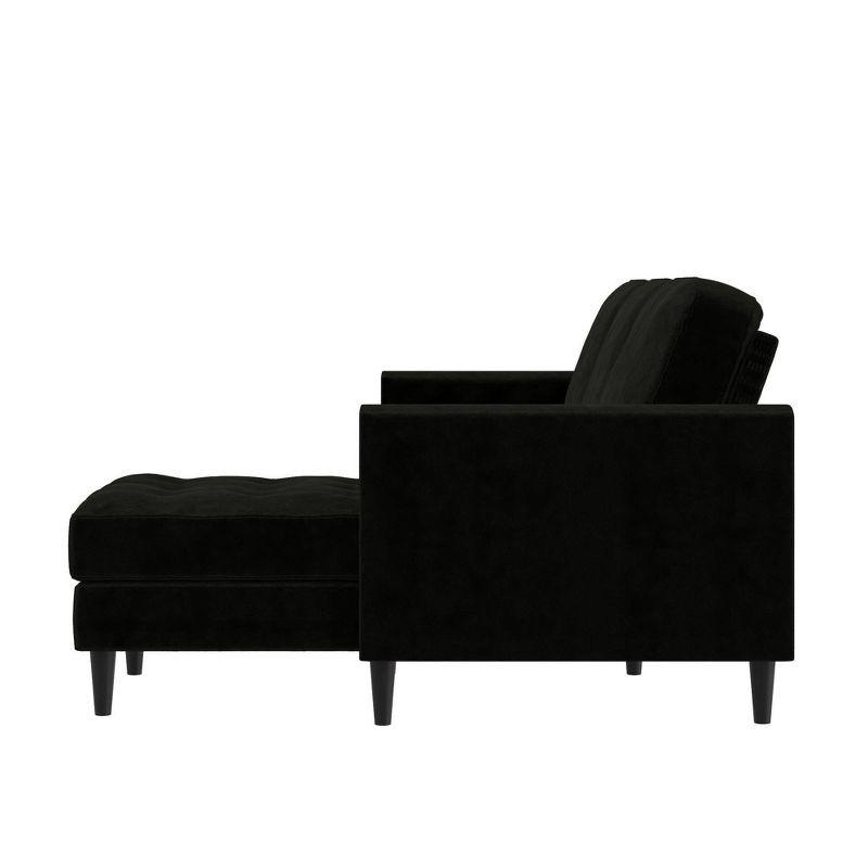 Strummer 81.63" Wide Velvet Reversible Sofa & Chaise