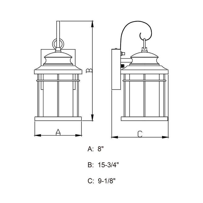 Vaxcel Melbourne 1 - Light Sconce in  Oil Rubbed Bronze