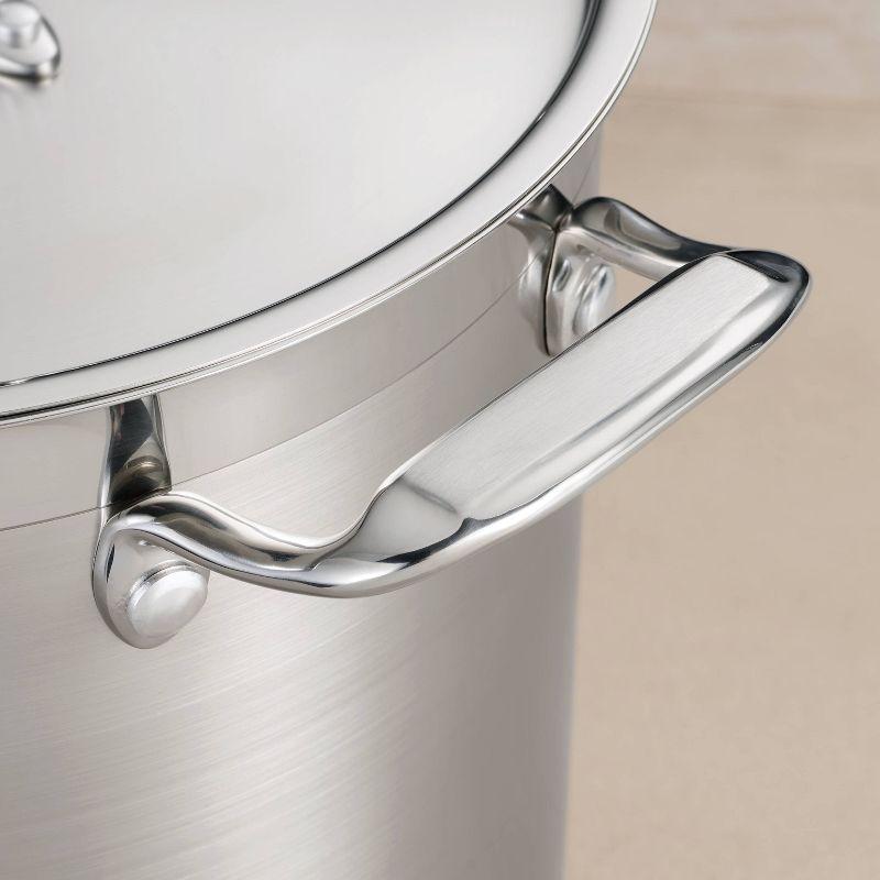 Tramontina Tramontina Gourmet Aluminum Stock Pot with Lid