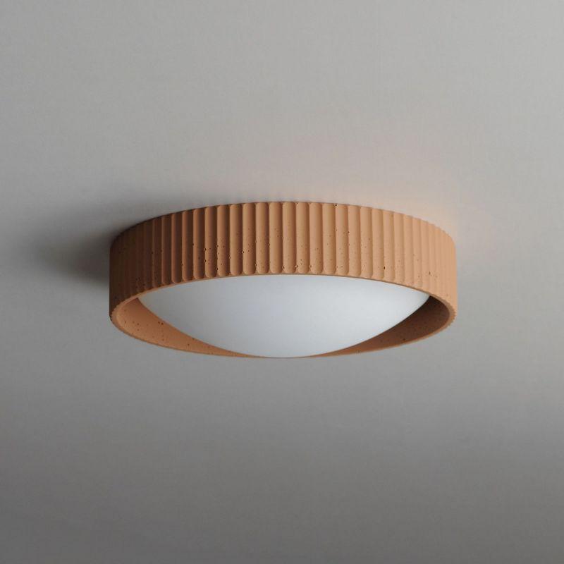 ET2 Lighting Souffle 1 - Light Flush Mount in  Terracotta