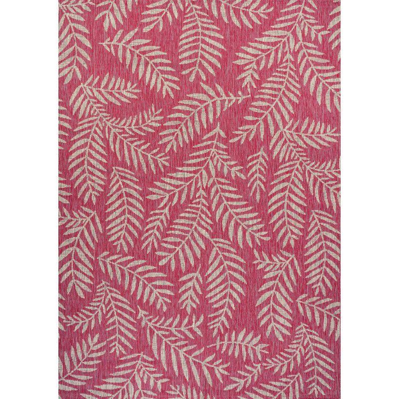 Nevis Palm Frond Indoor/Outdoor Area Rug - JONATHAN Y