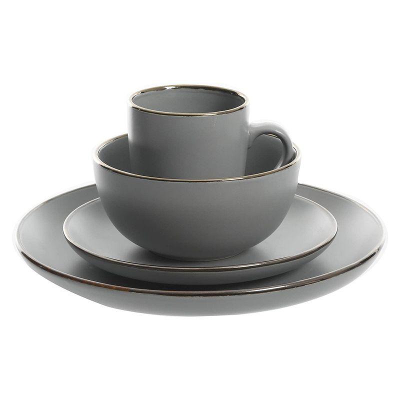 Gibson Home Rockaway Round Stoneware Dinnerware