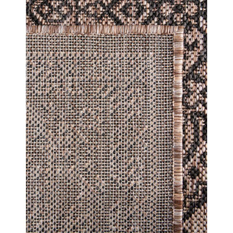 Unique Loom 9' 0 x 12' 2 Rectangle Indoor/Outdoor Traditional Beige Area Rug