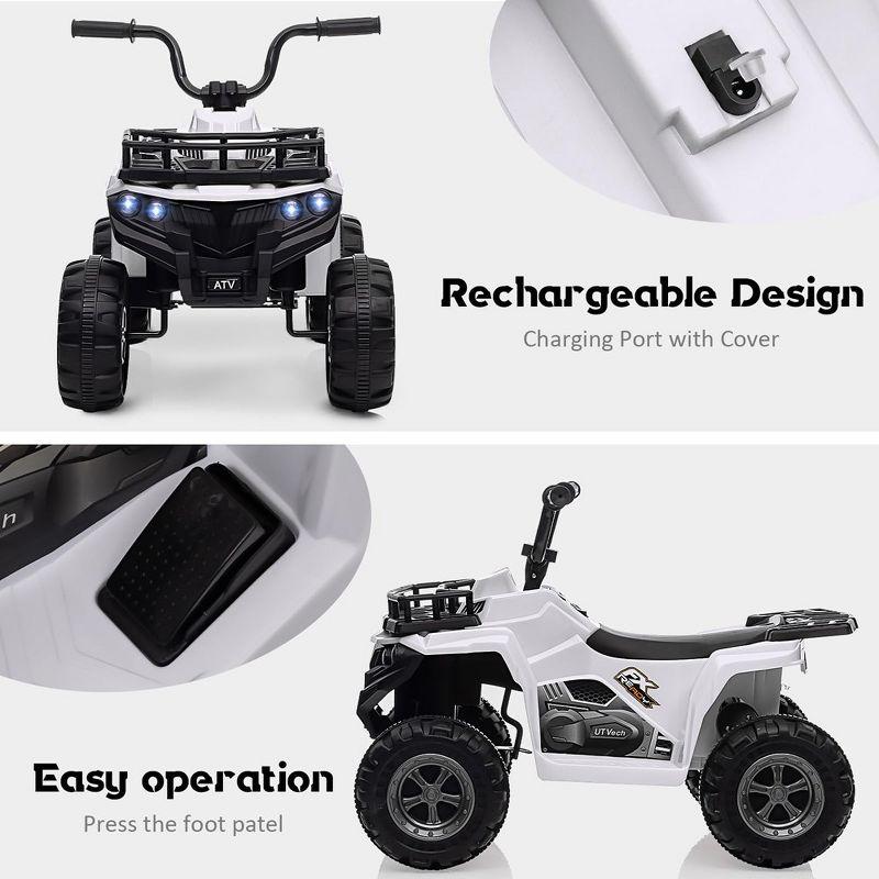 12V Kids Ride On Electric ATV, Ride Car Toy with Bluetooth Audio