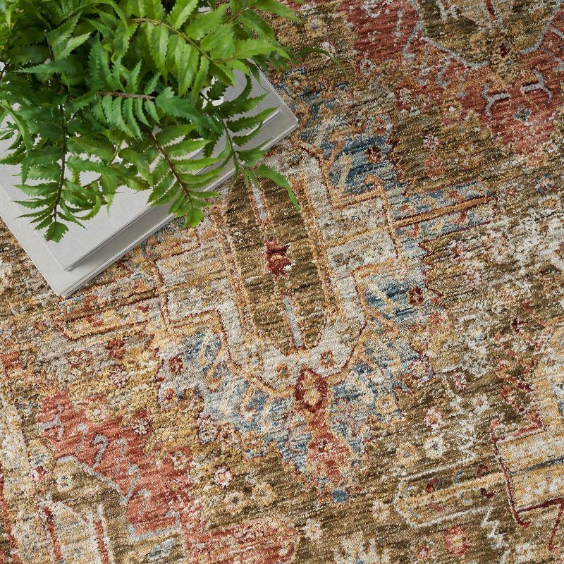 Nourison Petra Oramental Indoor Rug Green 7'10" x 10'4"