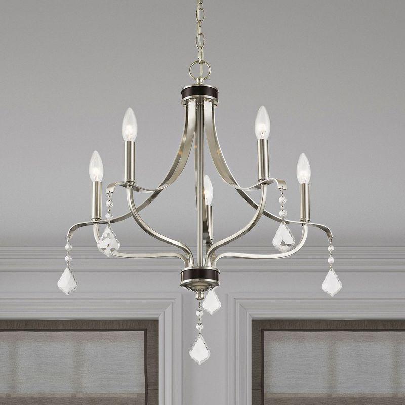 Livex Lighting Laurel 5 - Light Chandelier in  Brushed Nickel