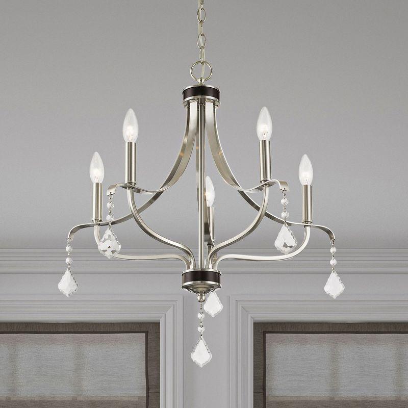 Livex Lighting Laurel 5 - Light Chandelier in  Brushed Nickel