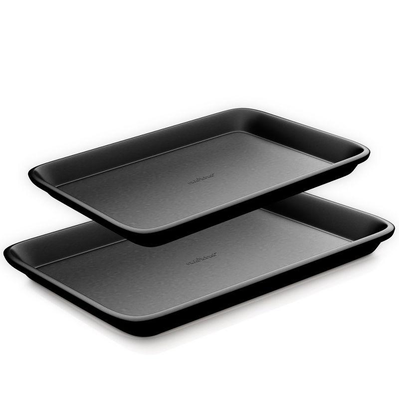 NutriChef 2 Piece Non-Stick Steel Bakeware Set