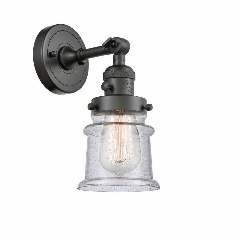 Innovations Lighting Canton 1 - Light Sconce in  Oil Rubbed Bronze
