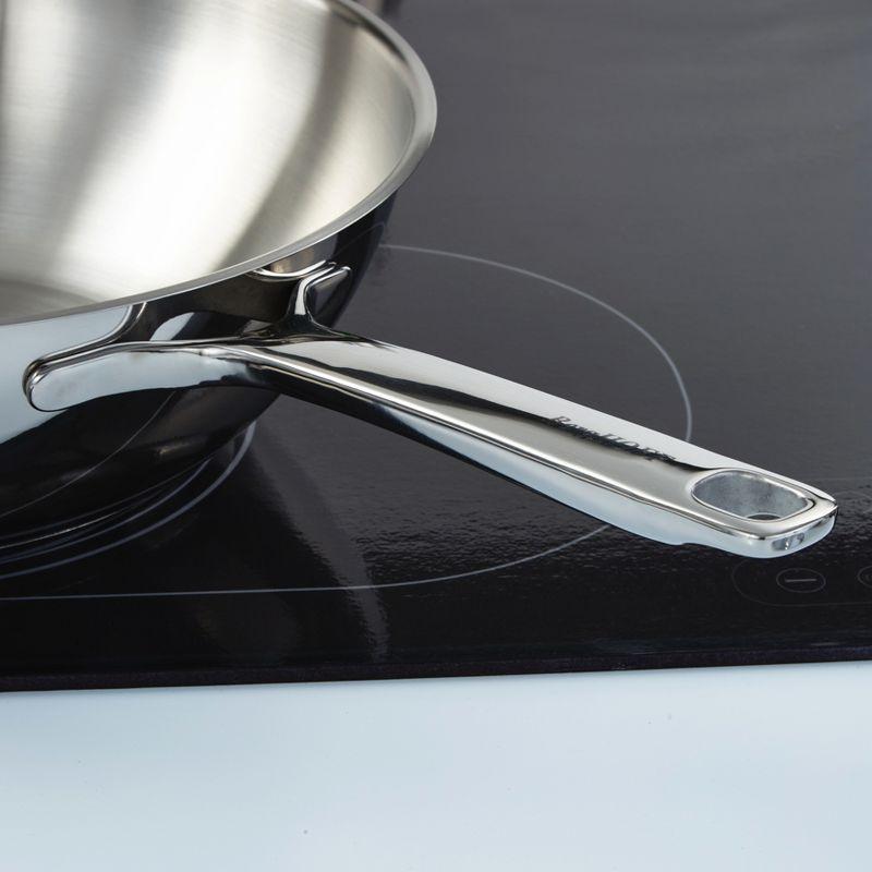 BergHOFF DiNA Helix Recycled 18/10 Stainless Steel 12" Wok 5.6qt.