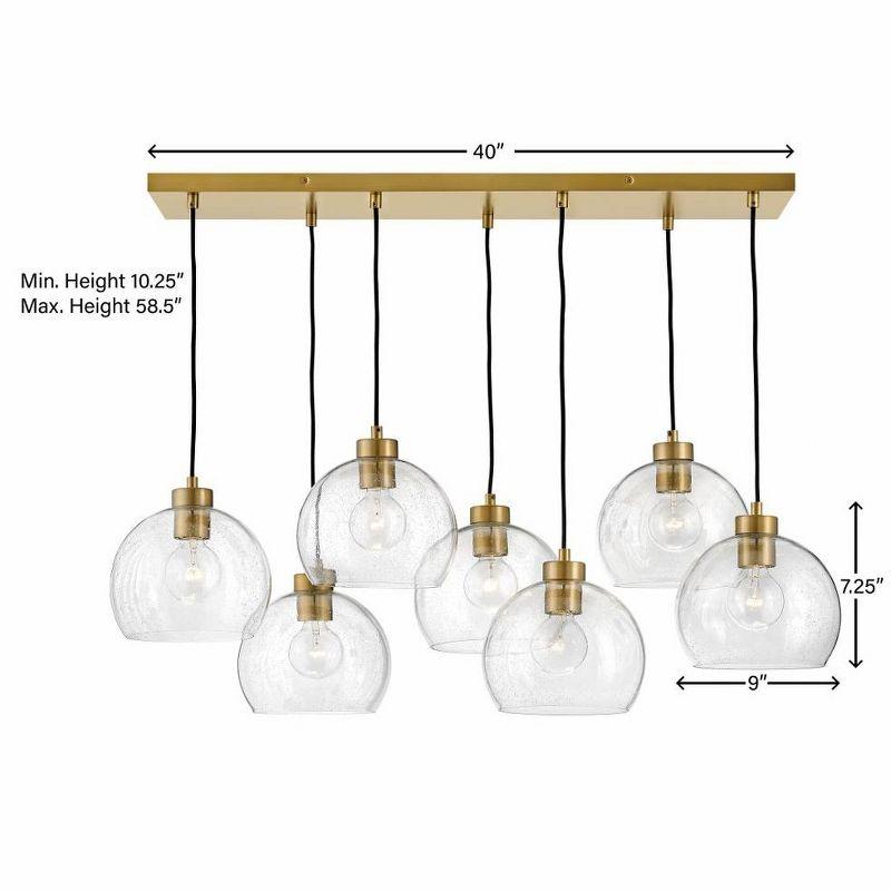 Lark Rumi 7 - Light Pendant in  Lacquered Brass