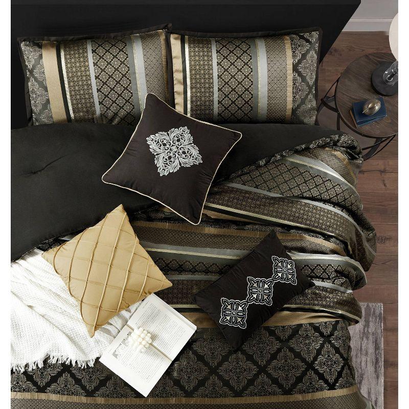 Nanshing America, Inc Tefia Karr Microfiber 7 Piece Comforter Set