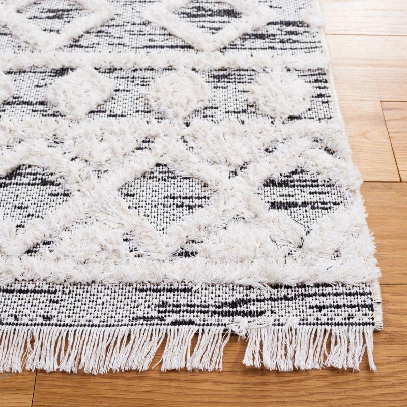 Augustine AGT758 Machine Made Indoor Area Rug - Black/Ivory - 8'x10' - Safavieh