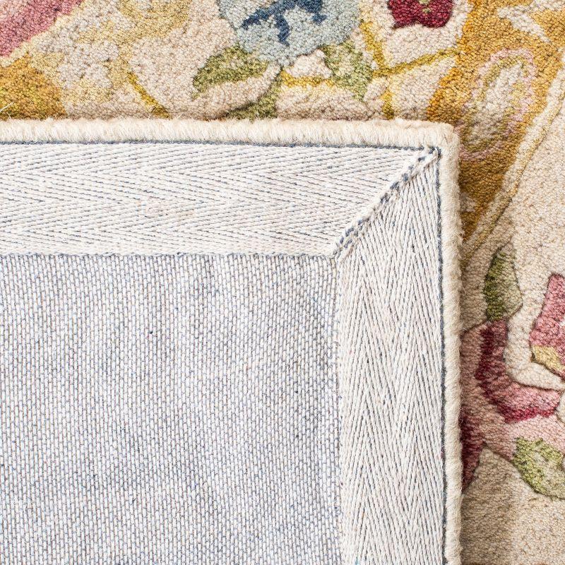 Savonnerie SAV202 Hand Tufted Area Rug - Sage/Beige - 6'x9' - Safavieh.