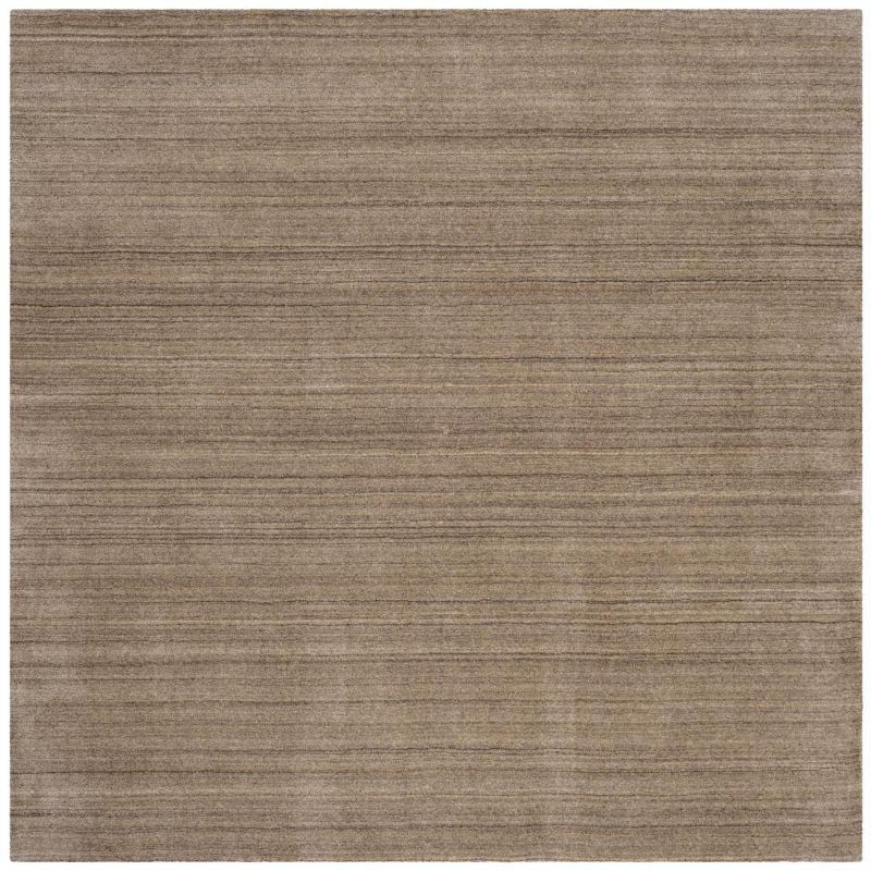 Himalaya HIM820 Handmade Area Rug - 6'x6' - Taupe - Safavieh