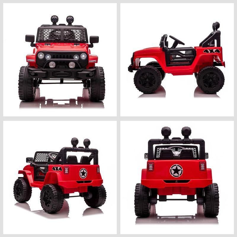 Aosom 12 Volt 1 Seater All-Terrain Vehicles Battery Powered Ride On with Remote Control