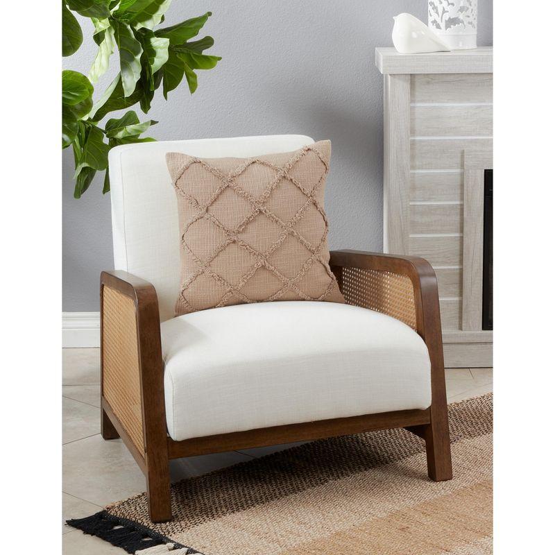 Saro Iero Collection Cotton Throw Pillow