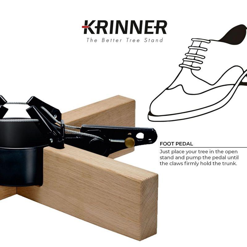 Krinner Krinner Kopenhagen Modern Christmas Tree Stand, Oak