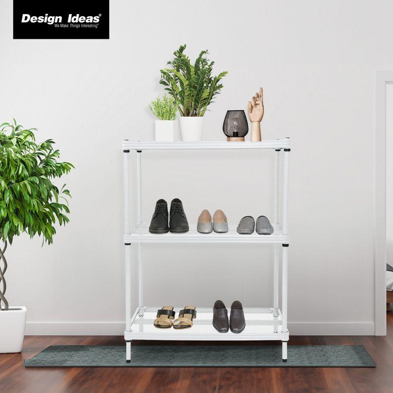 MeshWorks 23.6'' W Steel Height -Adjustable Shelving Unit