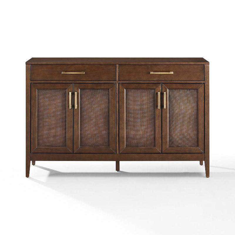 Crosley 56" Milo Sideboard Dark Brown