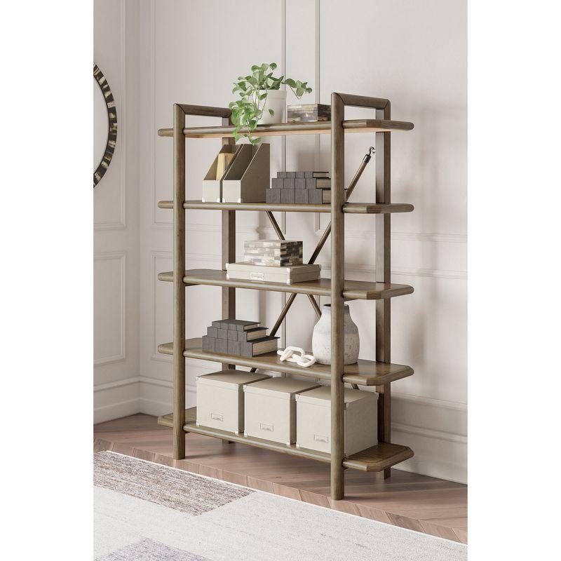 Signature Design by Ashley Roanhowe 5 Shelf 71" Bookcase, Brown