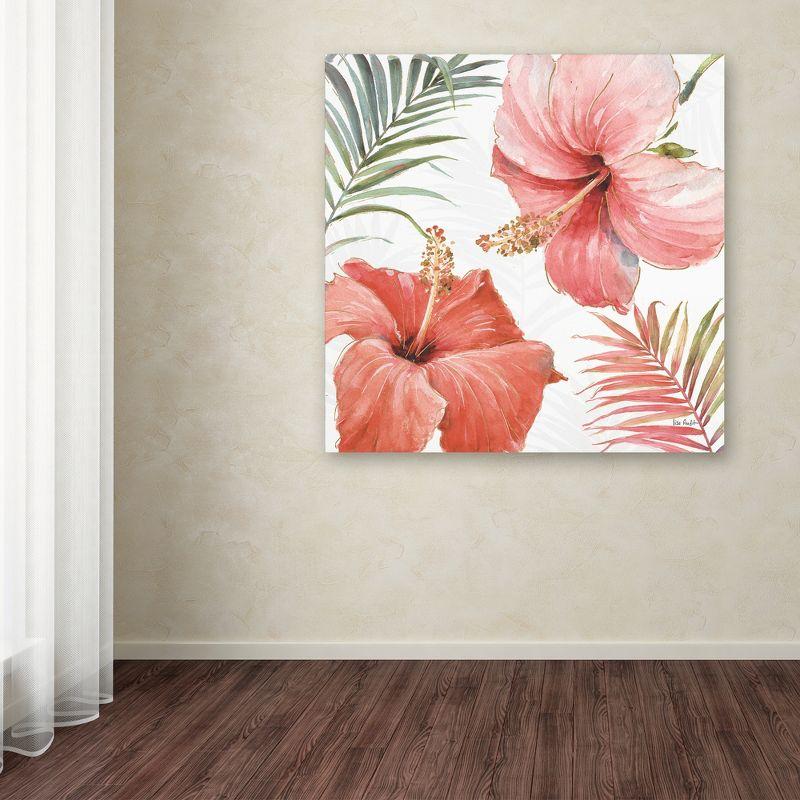 Lisa Audit 'Tropical Blush III' Canvas Art - 14x14