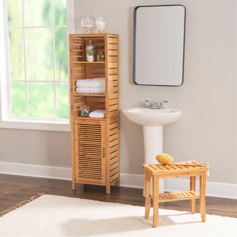 Bracken Tall Cabinet Natural - Linon