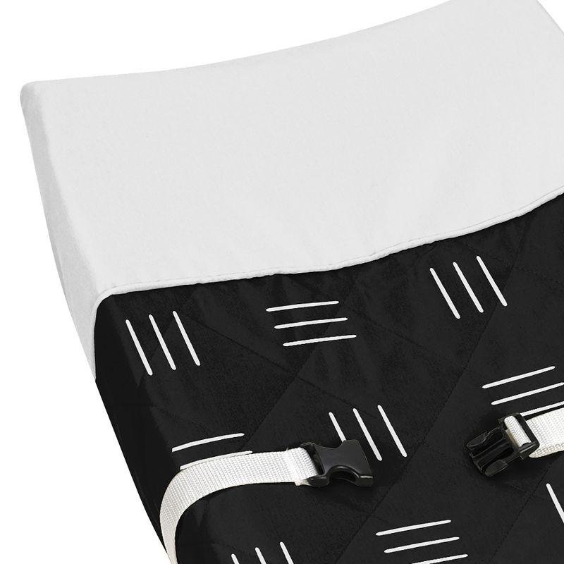 Sweet Jojo Designs Boy or Girl Gender Neutral Unisex Changing Pad Cover Boho Hatch Black and White