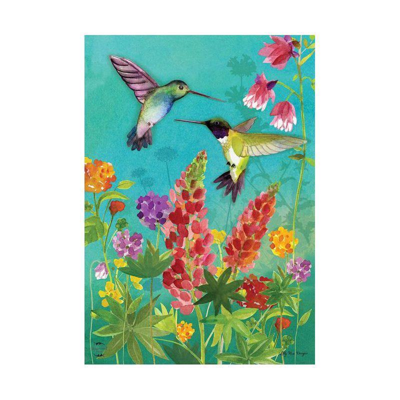 Briarwood Lane Garden Flag 18x12.5 For Outdoor Hummingbird Greeting Spring Garden Flag Flag For Spring Garden Flag Flags For Outside