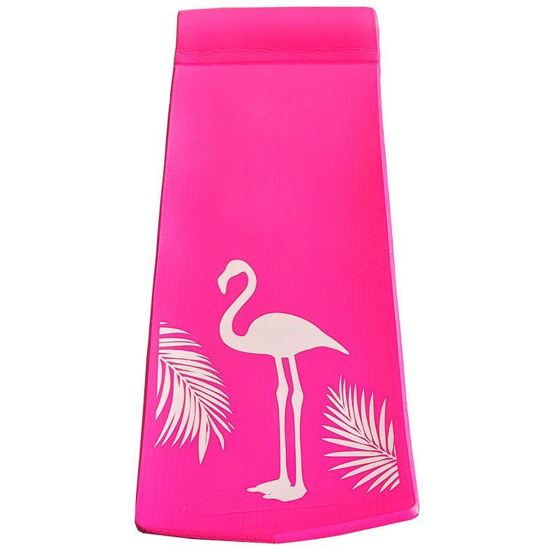Vandue California Sun Deluxe Oversized Unsinkable Foam Cushion Pool Float (Pink Flamingo)