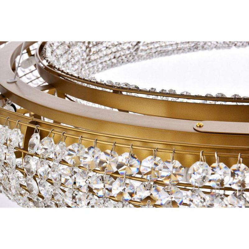 Elegant Lighting Paris 18 - Light Chandelier in  Gold