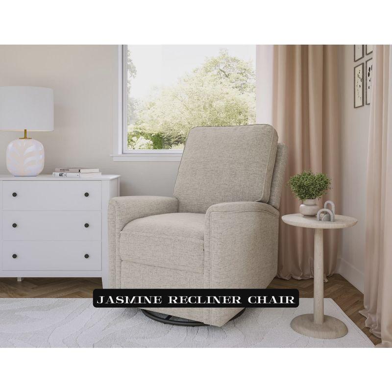 Jasmine Swivel Glider Press-Back Recliner Chair - CorLiving