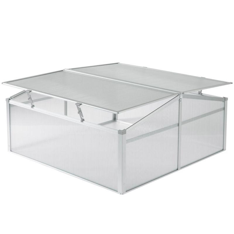 Adjustable Double-Sided Mini Greenhouse with Transparent PVC Panels