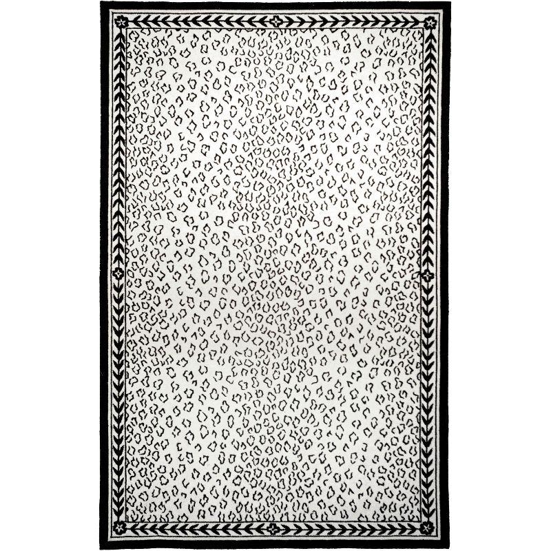 Martha Stewart Rugs Chelsea Hand Hooked Wool Animal Print Rug