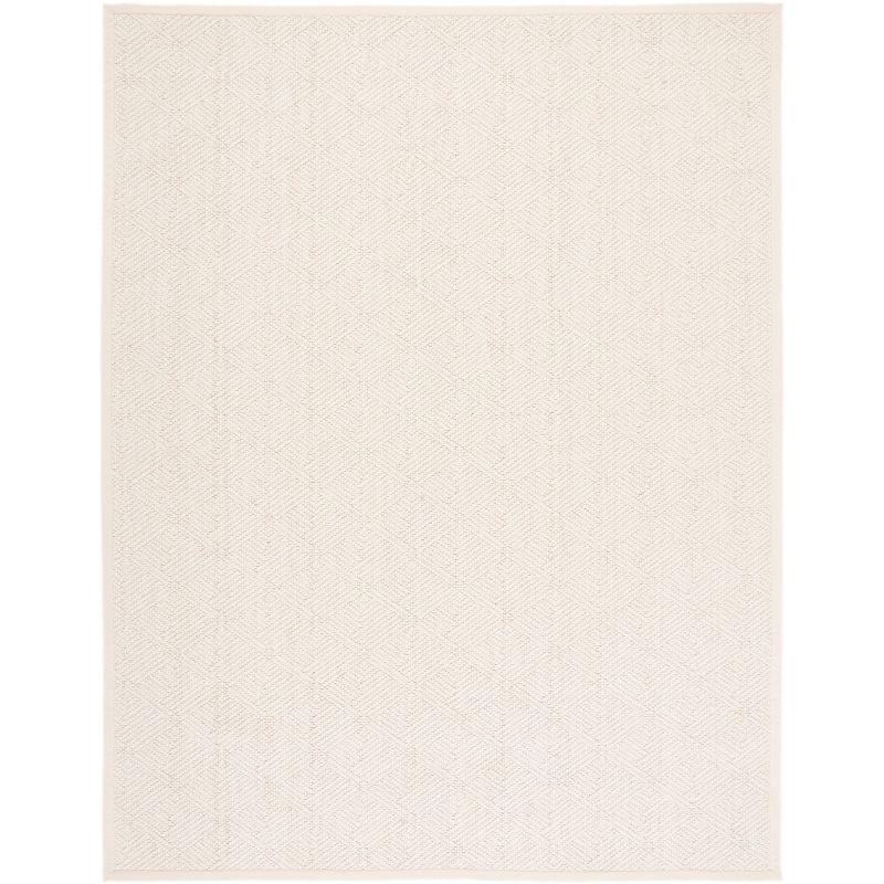 Natural Fiber NF483 Flat Weave Indoor Area Rug - Ivory - 8'x10' - Safavieh