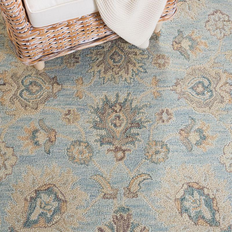 Blossom BLM702 Hand Tufted Area Rug - Grey/Multi - 4'x6' - Safavieh.