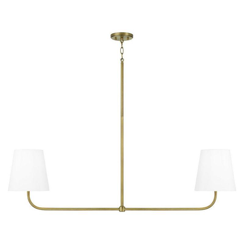 Capital Lighting Brody 2 - Light Island Pendant Light in  Aged Brass