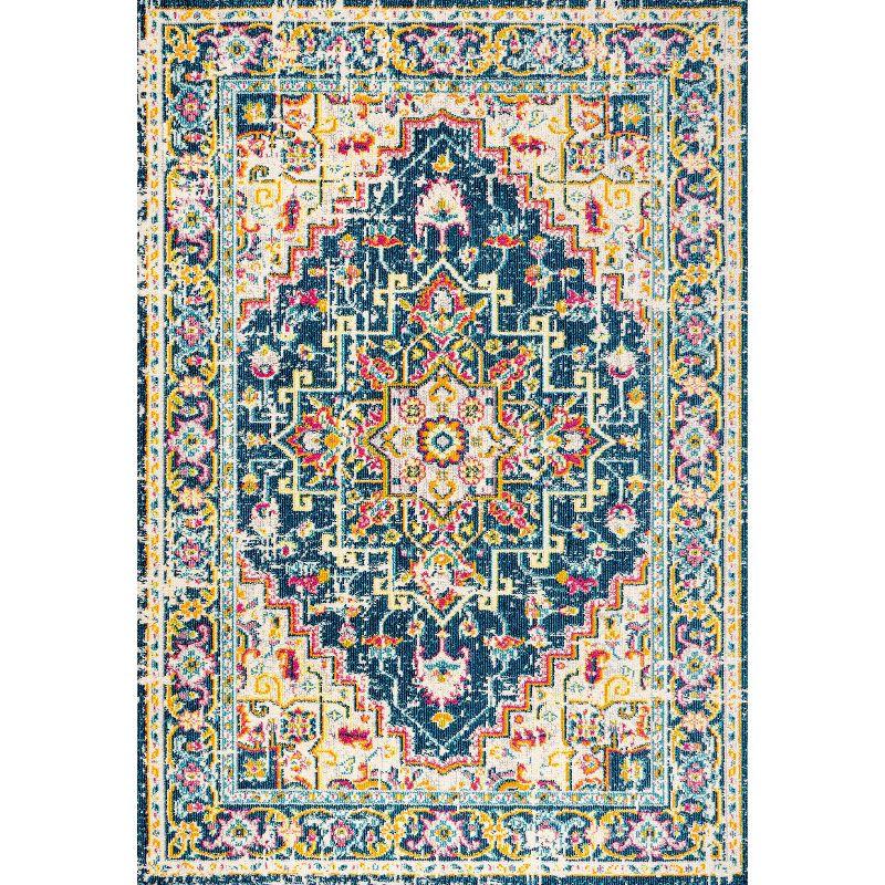 Brooklyn Geometric Medallion Area Rug  - JONATHAN Y